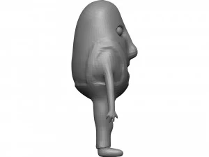 Cartoon Potato 3D Model