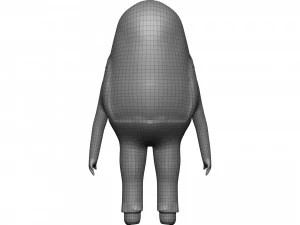 Cartoon Potato 3D Model