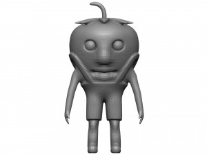 Cartoon Strawberry Modèle 3D