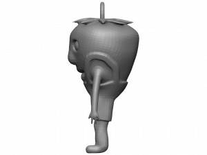 Cartoon Strawberry Modèle 3D