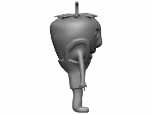Cartoon Strawberry Modèle 3D