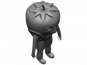 Cartoon Strawberry Modèle 3D