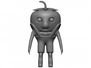 Cartoon Strawberry Modèle 3D