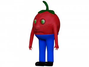 Cartoon Tomato 3D Model