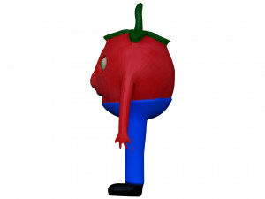Cartoon Tomato 3D Model