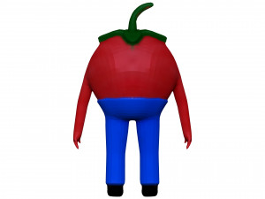 Cartoon Tomato 3D Model