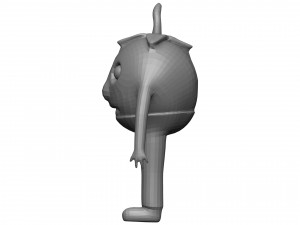 Cartoon Tomato 3D Model