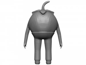 Cartoon Tomato 3D Model