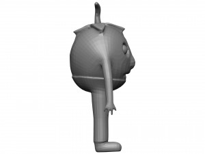 Cartoon Tomato 3D Model