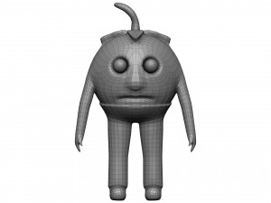 Cartoon Tomato 3D Model