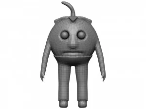 Cartoon Tomato 3D Model