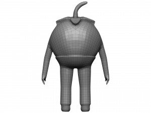 Cartoon Tomato 3D Model