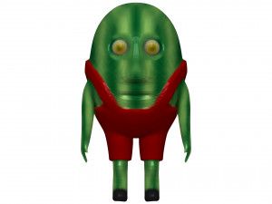 Cartoon Watermelon 3Dモデル