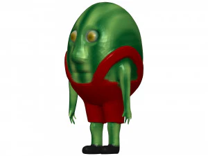 Cartoon Watermelon 3D Model