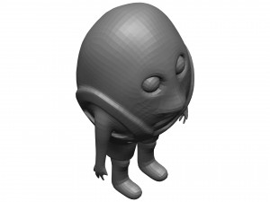Cartoon Watermelon 3D Model