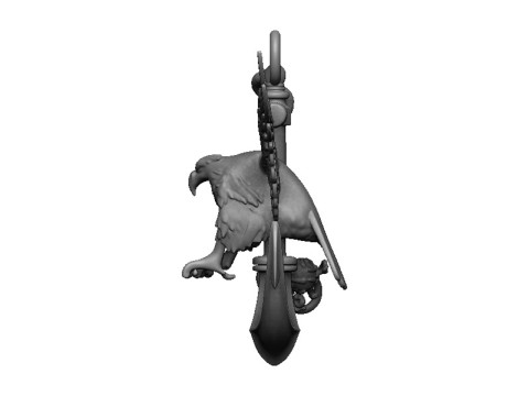 Anchor pendant 3D Print Model