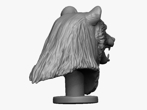Bear head bust Model do druku 3D