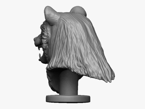 Bear head bust Model do druku 3D