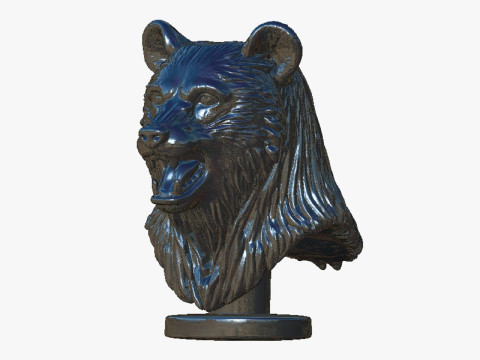 Bear head bust Model do druku 3D