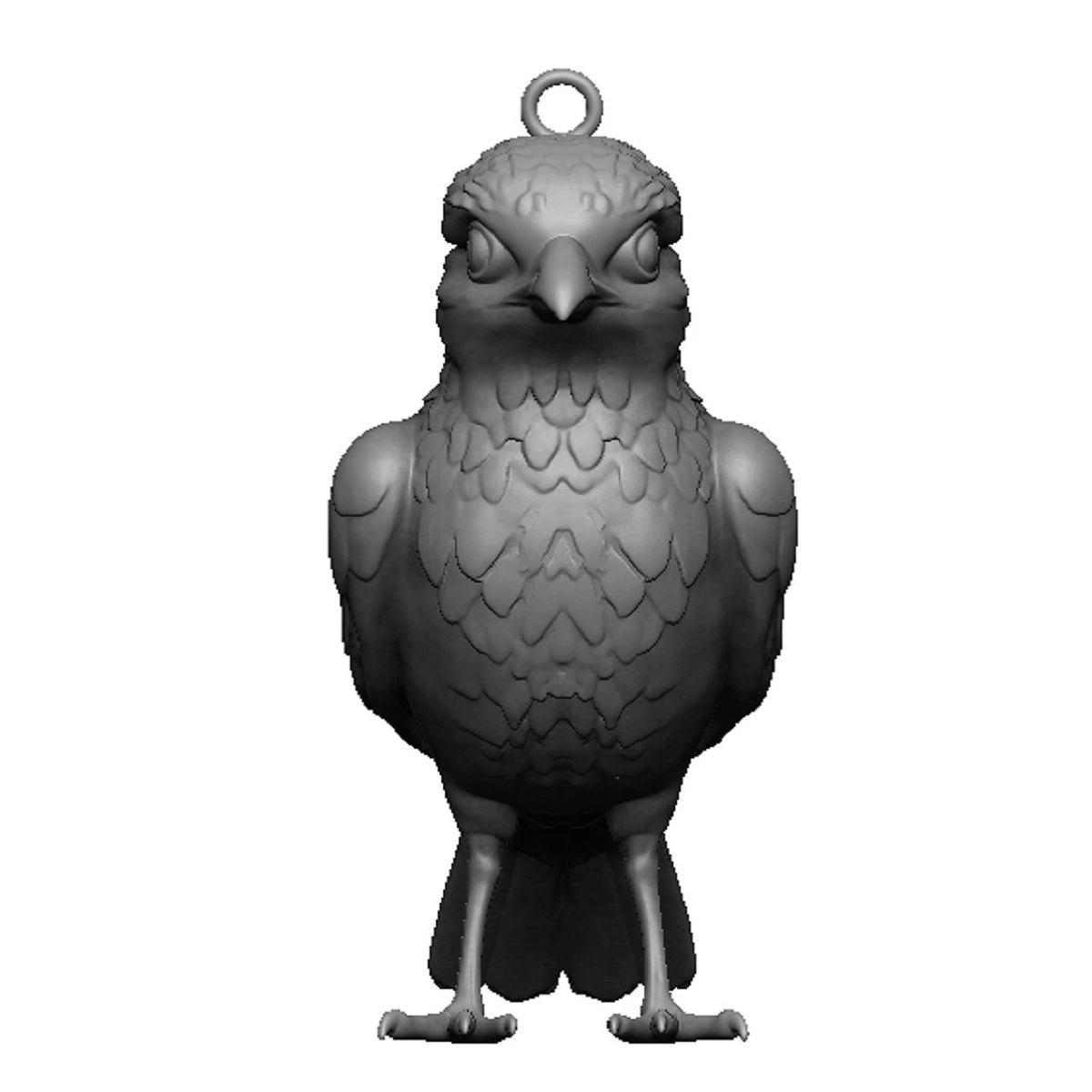 Bird pendant 3D Print Model .c4d .max .obj .3ds .fbx .stl .blend 
