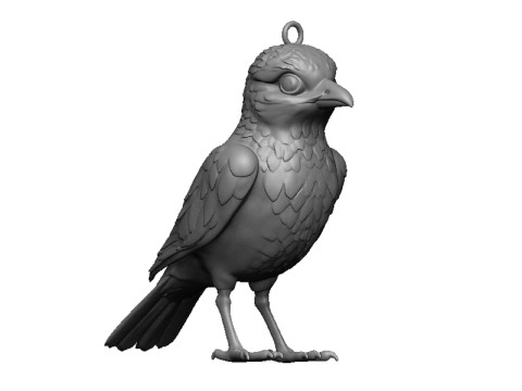 Bird pendant 3D 프린트 모델