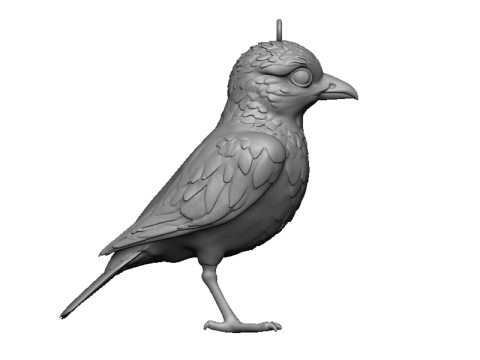 Bird pendant 3D 프린트 모델