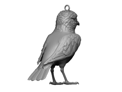 Bird pendant 3D 프린트 모델