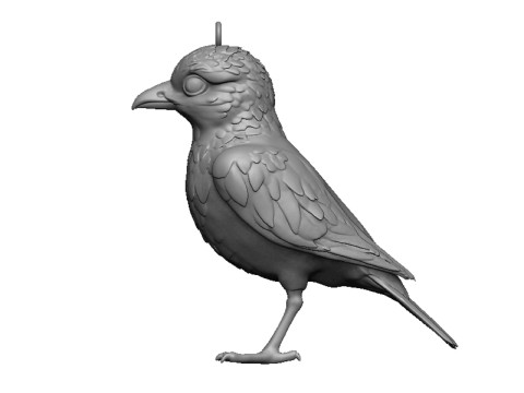 Bird pendant 3D 프린트 모델
