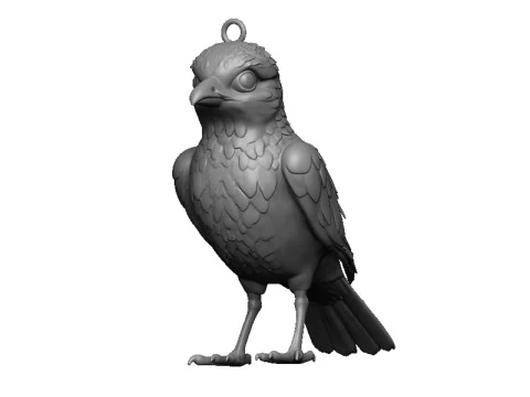 Bird pendant 3D Print Model