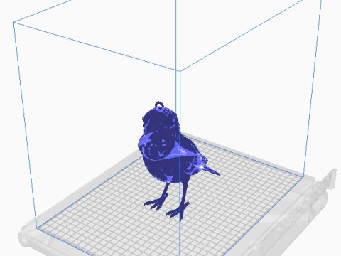 Bird pendant 3D 프린트 모델