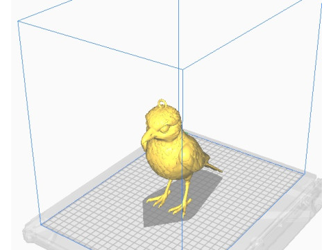 Bird pendant 3D 프린트 모델