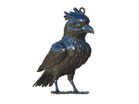 Bird pendant 2 3D 프린트 모델