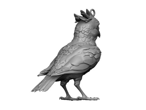 Bird pendant 2 3D Print Model