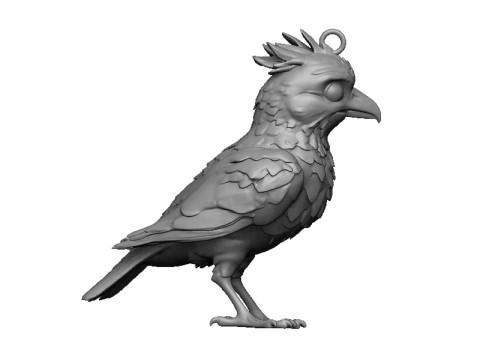 Bird pendant 2 3D Print Model