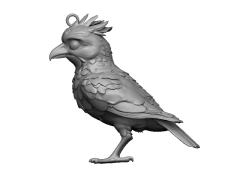Bird pendant 2 3D Print Model
