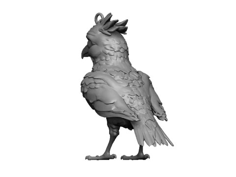 Bird pendant 2 3D Print Model