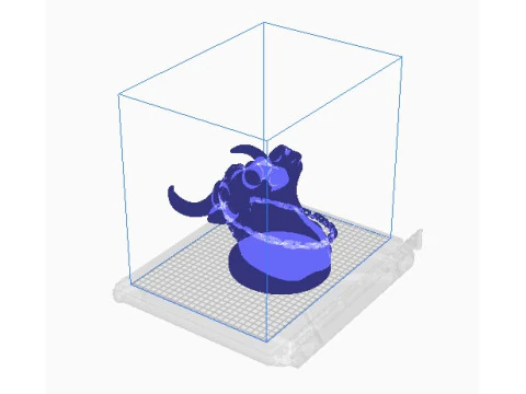 Buffalo head 2 3D Print Model