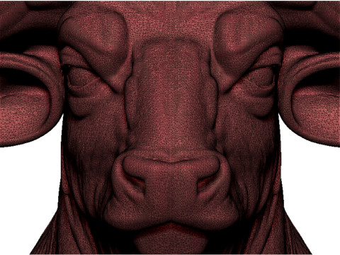Buffalo head bust Modelo de impresión 3D