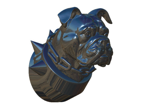 Bulldog head 3D Принт Модель