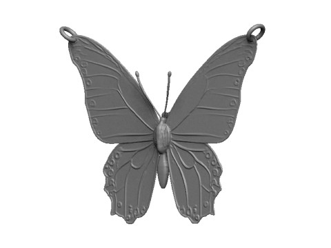 Butterfly pendant 3D Druckmodell