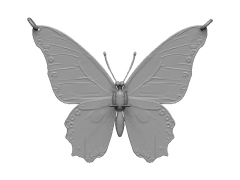 Butterfly pendant 3D Druckmodell