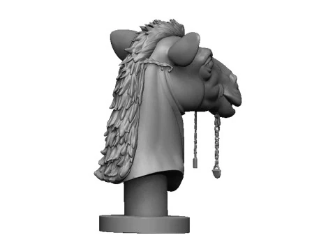 Camel head 3D Print Model