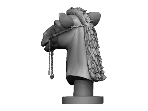Camel head 3D Print Model