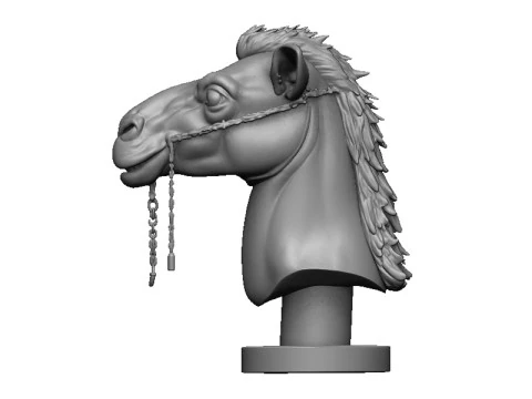 Camel head 3D Print Model