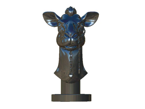 Camel head 3D Print Model