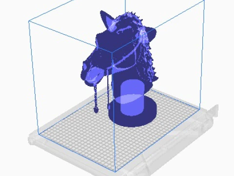 Camel head 3D Print Model