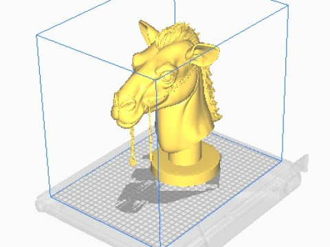 Camel head 3D Print Model