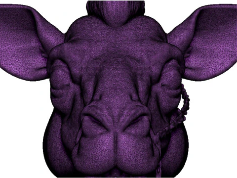Camel head 3D Print Model