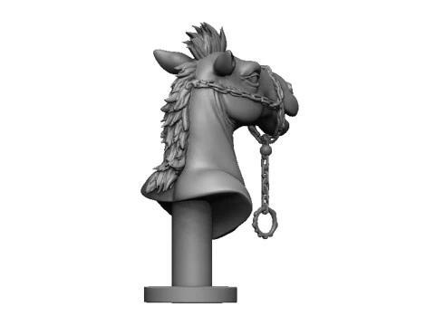 Camel head 2 3D Print Model
