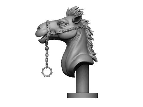 Camel head 2 3D Print Model